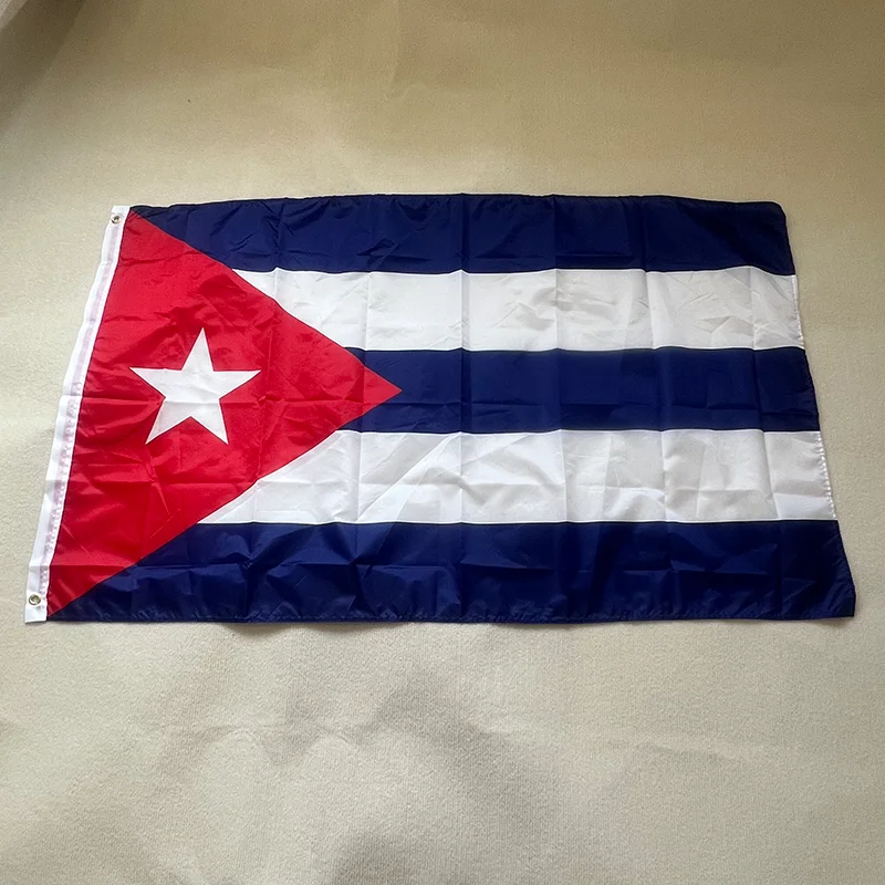 Yixin cuba bandeira 90x150cm cu cub cuba bandeira pendurada banner de poliéster para decoração