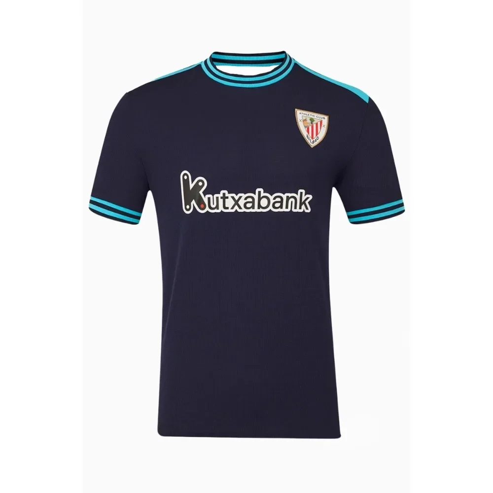 Camisetas de Fútbol 25-26 Athletic Away y 3rd, Camisetas Deportivas Casuales de Verano de Manga Corta con Estampado 3D