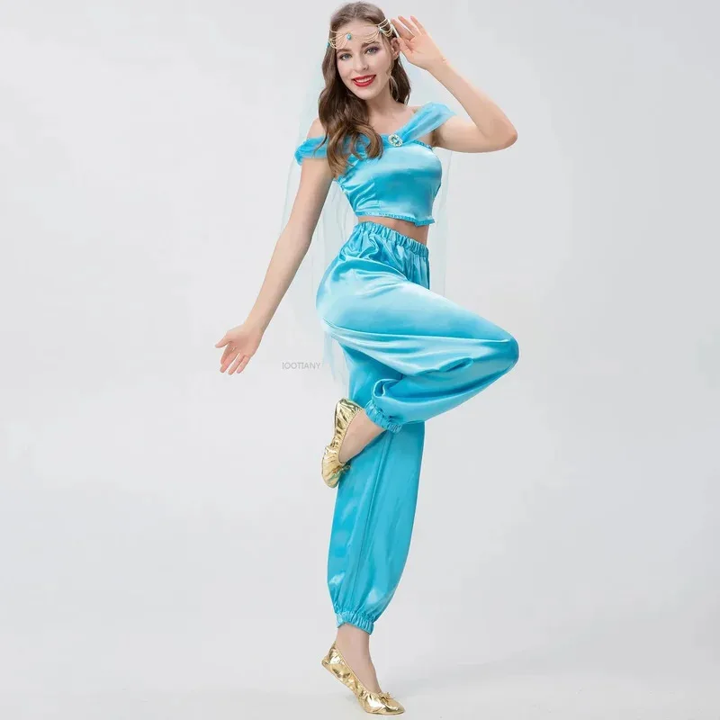 CosplayAdult Princess Up Of Aladdin The Magic Lamp Cosplay Costume Carnival Party Fancy Dress Halloween Parts;3'c,5.y;8'v, view 3