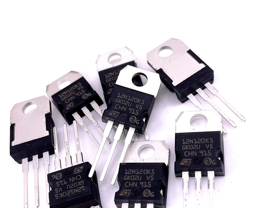 

(10pcs) STH12N120K5-2 H2PAK 12N120K5 TO-263 N Channel 1.2kV 12A New Original