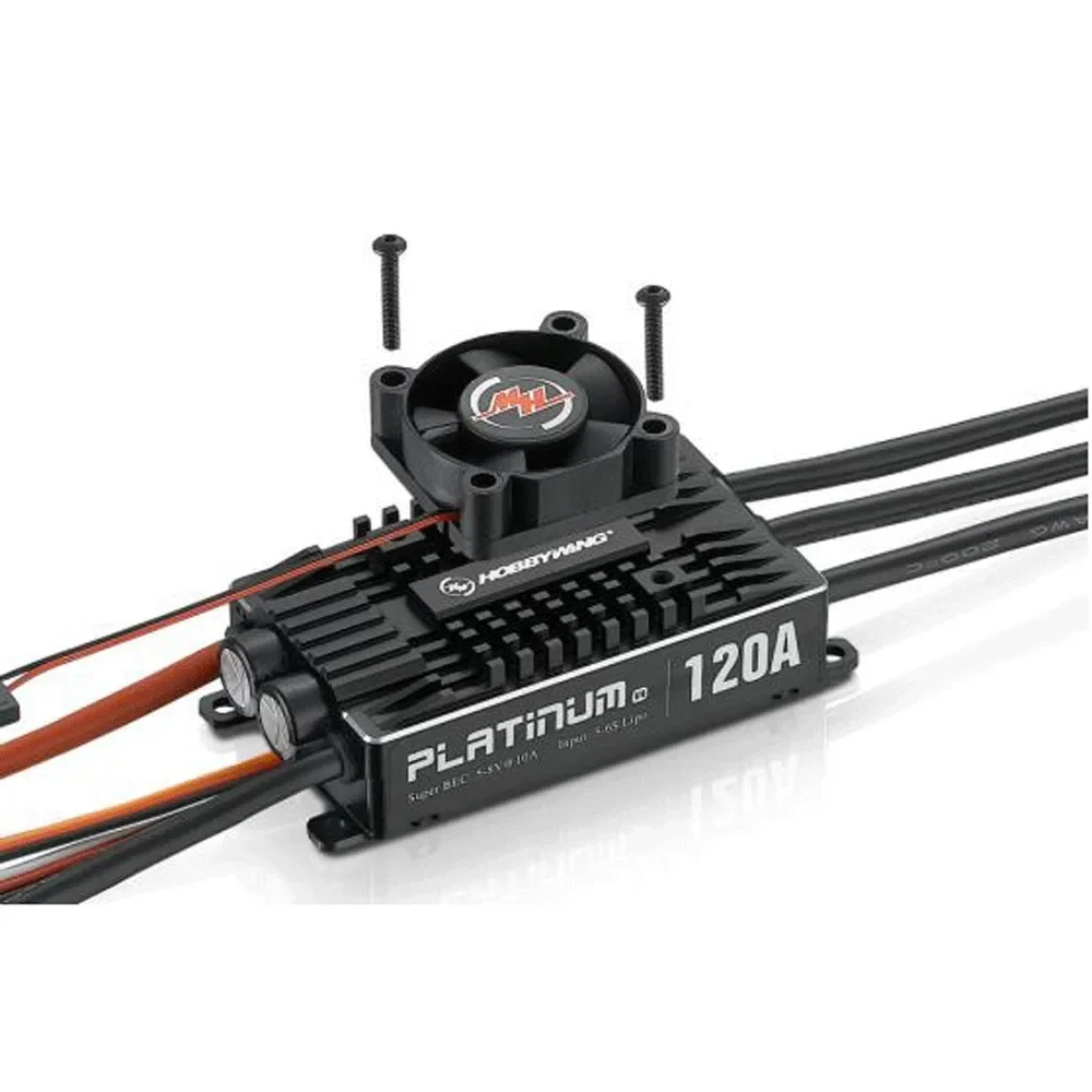 Hobbywing Brushless ESC Platinum V4 25A 60A 80A 120A ESC Speed Controller Built-in BEC for RC Helicopter Fixed Wing Airplane
