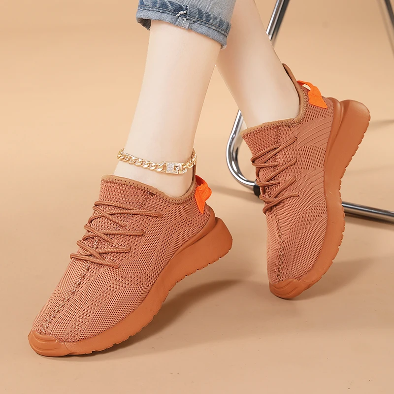 YISHEN Fashion Sneakers Womens Shoes Slip On Breathable Running Shoes Walking Shoes Lightweight Gym Sports Sneakers For Women