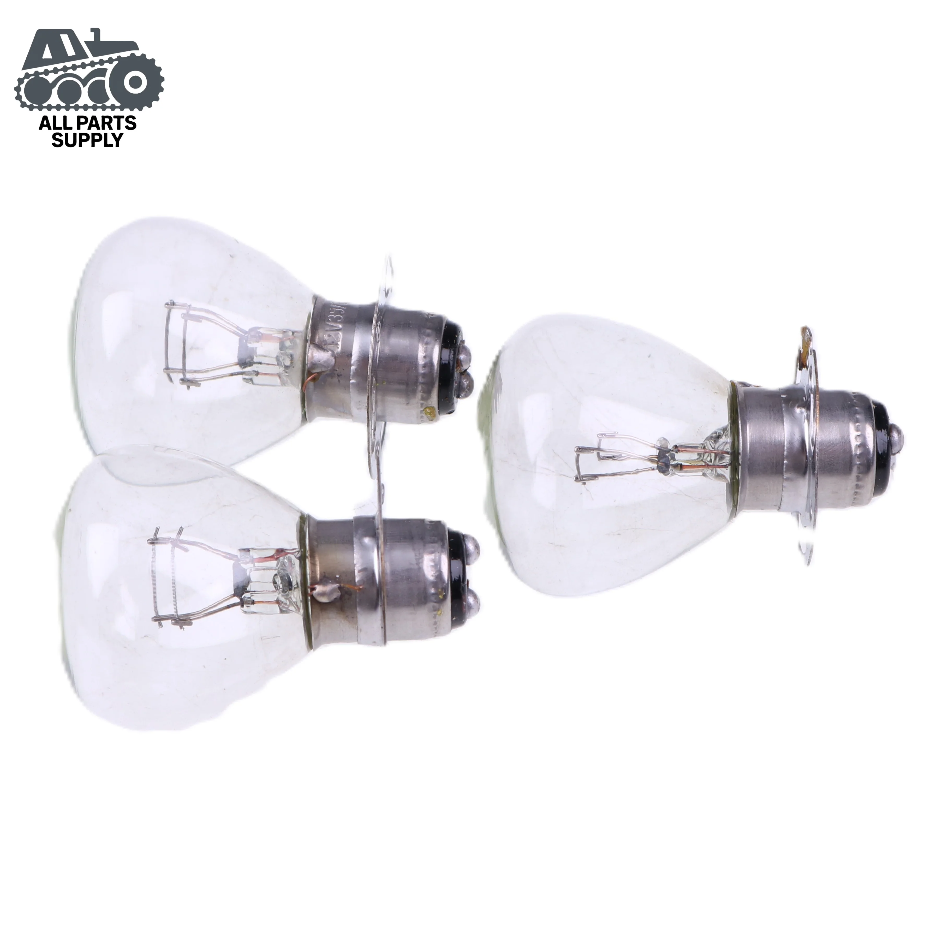

3PCS Headlight Bulb 12V 35/35W 34150-34620 For Kubota Tractor L175 L1500 L225 L345