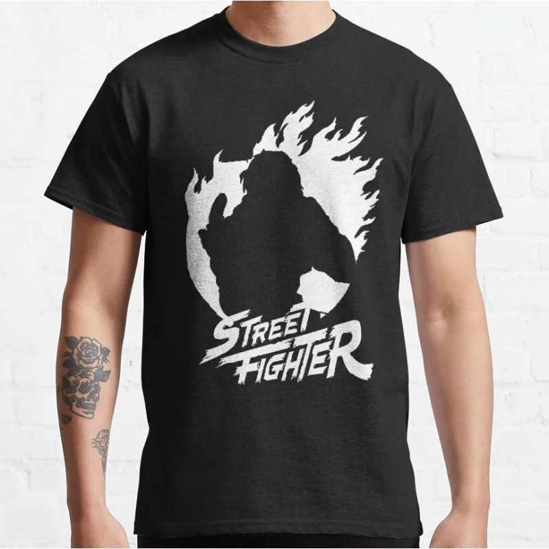 

0217 Ken 80s Combat Street fighter Gift t shirt Retro Arcade game Graphic Tee Y2K Clothes Large size Tops 100% cotton clothing