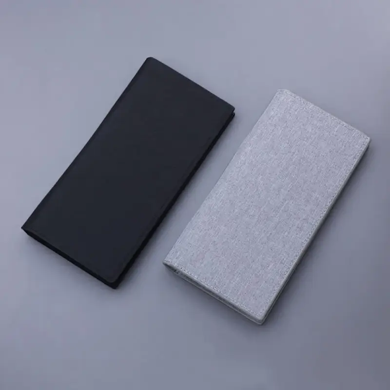Male Mini Wallet Money Clip Genuine Leather Wallet for Men Business Credit Card ID Badge Holder Minimalist Wallet Man and Women - Image 6