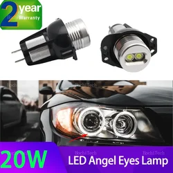 20W LED Angel Eye Daytime running lights Bulb Canbus Error free for BMW E90 E91 3 Series 320 325i 328i 335i 2004-2008