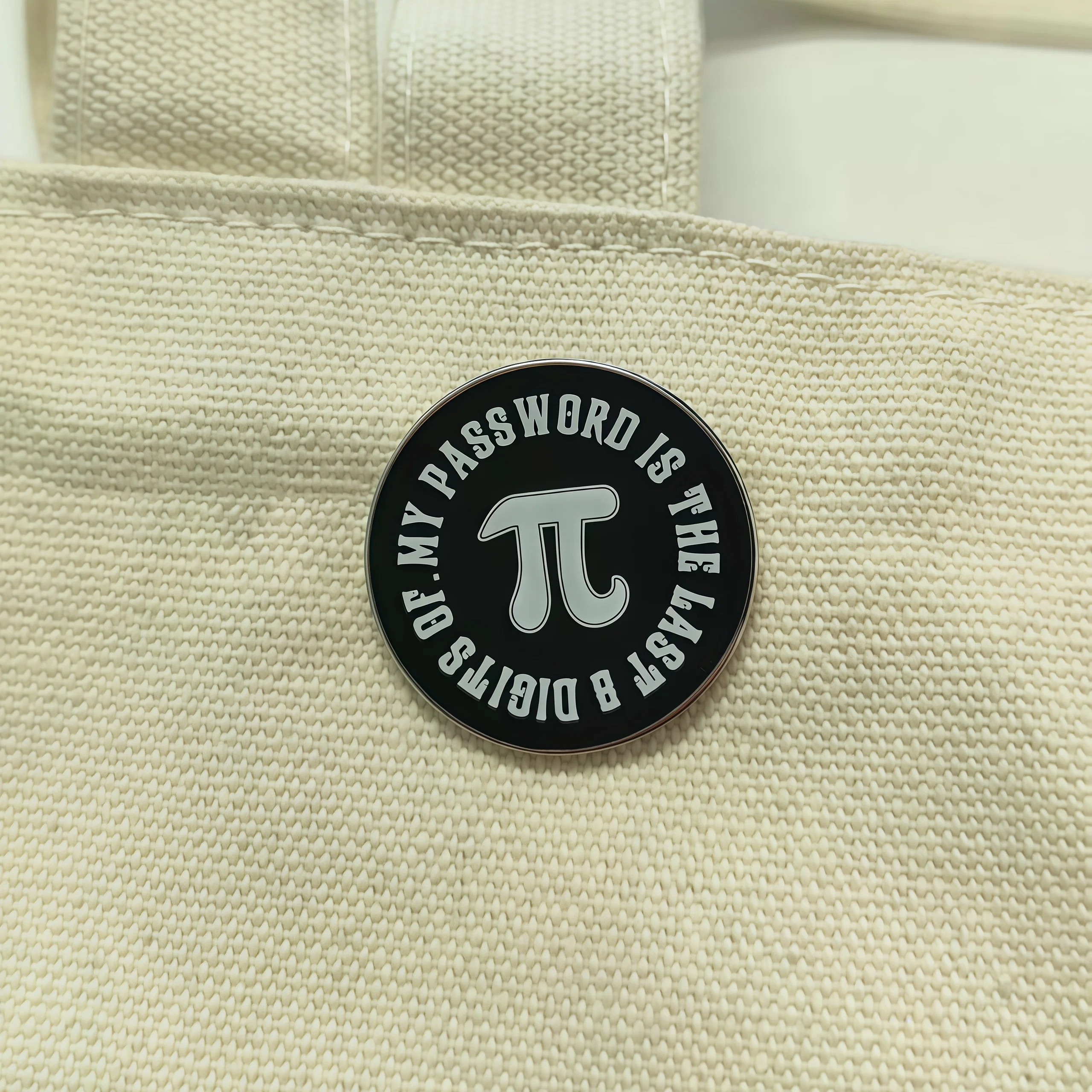 Interesting Mathematics Pi Brooch Enamel Pin Mathematician Physicist Student Gift Badge