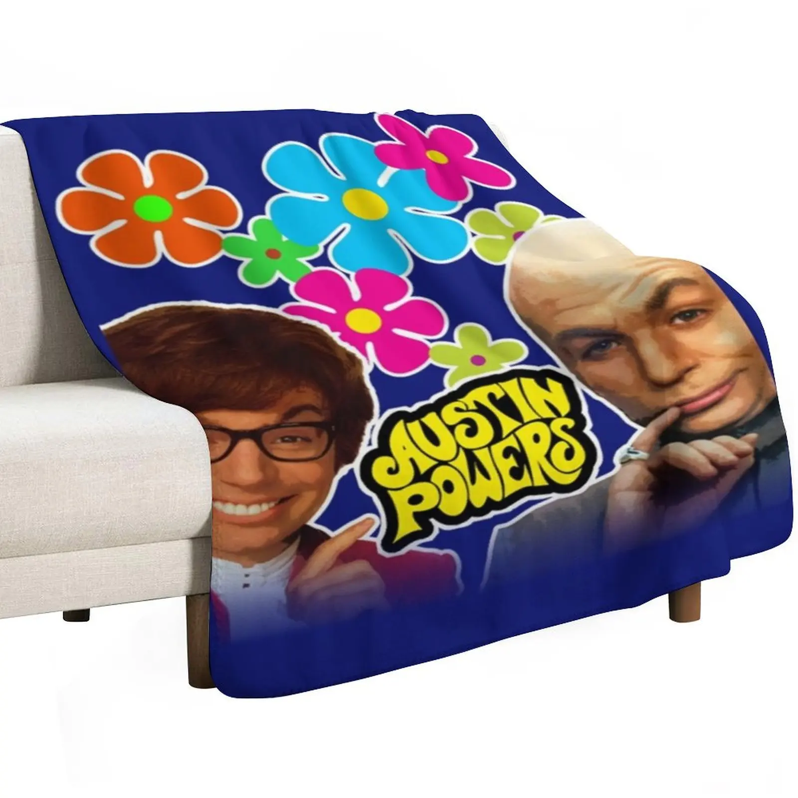 Austin Powers Throw Blanket christmas decoration Baby Travel Summer Beddings Cute Blankets Sofas Of Decoration Blankets