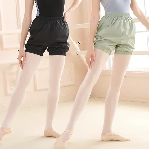 Pantalones cortos de baile de Ballet para mujer, pantalones deportivos holgados, pantalones para correr y ciclismo para adultos, pantalones de chándal, pantalones de chándal de baile de bailarina