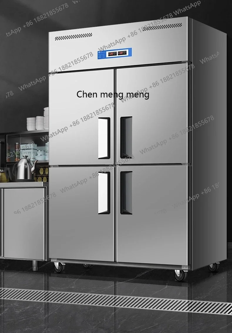 M138 Freezer Kitchen Vertical Fresh-keeping Cabinet Dual Temperature Six-door Large Capacity Frost-free Freezer