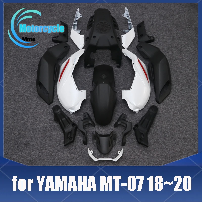 Motorcycle Fairings Kit Fit For YAMAHA MT-07  2018 2019 2020 Bodywork Set 18 19 20 High Quality body White black Blue