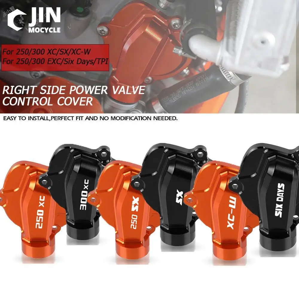 

For 250 300 XC/SX XC-W/EXC Six Days/TPI 2009 2010-2021 Motorcycle Right Side Power Valve Control Cover For Husqvarna TE300 TC TX