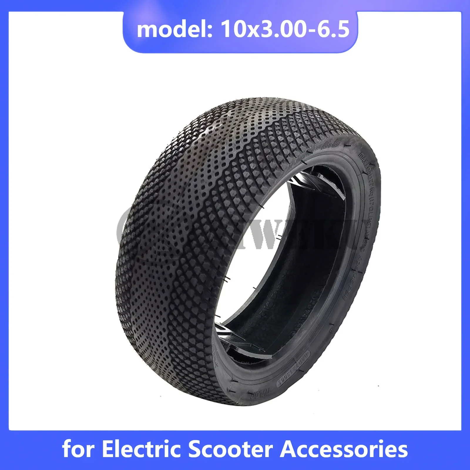 10 Inch Tubeless Tire 10x3.0-6.5 for Speedway 5 Ninebot MAX G30 G30P Dualtron 3 Electric Scooter 80/65-6.5 70/65-6.5 Widen Wheel