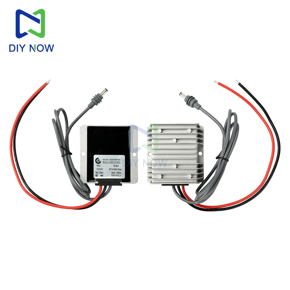 DC12/24V to DC 57V 4.5A Boost Converter Module IP67 Waterproof Suitable for Starlink Gen3 Routers Smart Robots In-Vehicle Device