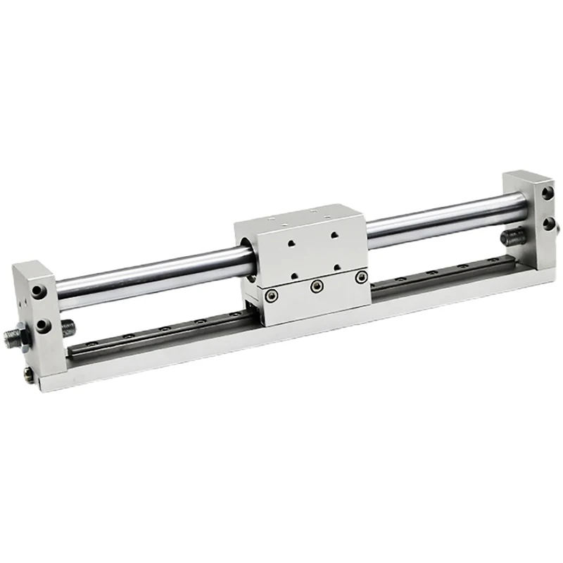 RMH Air Pneumatic Rodless Cylinder Long Stroke Magnetic Coupling With Slide Rail RMH10/16/20/25-100*200*300*400*500*600*700*800S