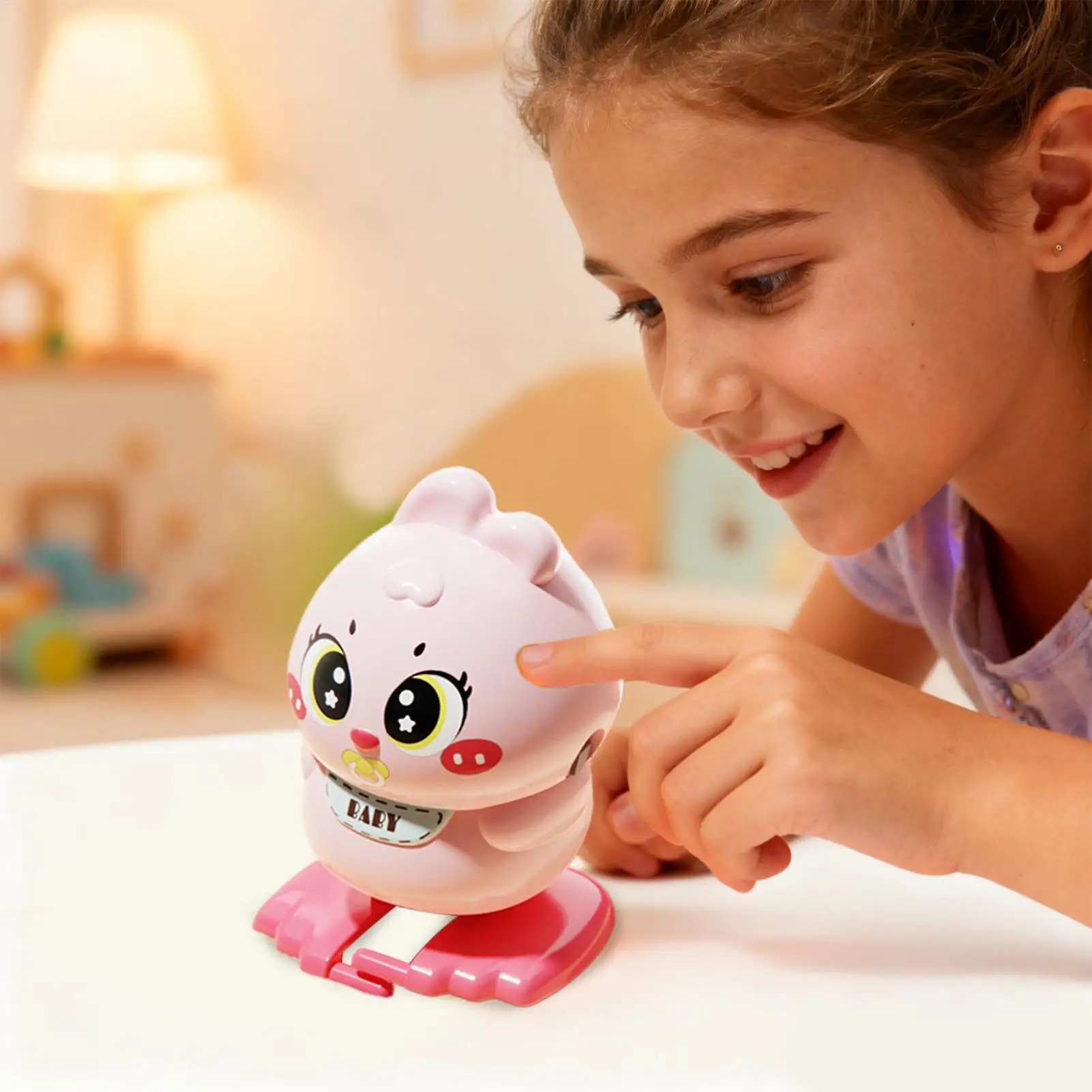 時計仕掛けのおもちゃ かわいい歩く跳ねる孵化する動物のおもちゃ 子供用 男の子 女の子 プレイ クリスマス 誕生日 イースター パーティーの記念品 教室用