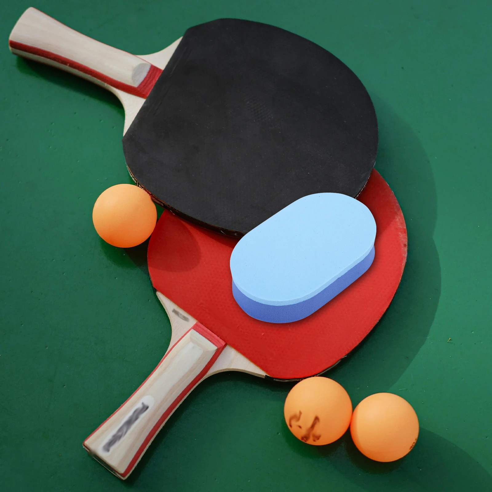 

Foaming Table Tennis Racket Cleaning Sponge Practical Paddle Eraser Bat Cleaner Portable Washable Scrubber Tool