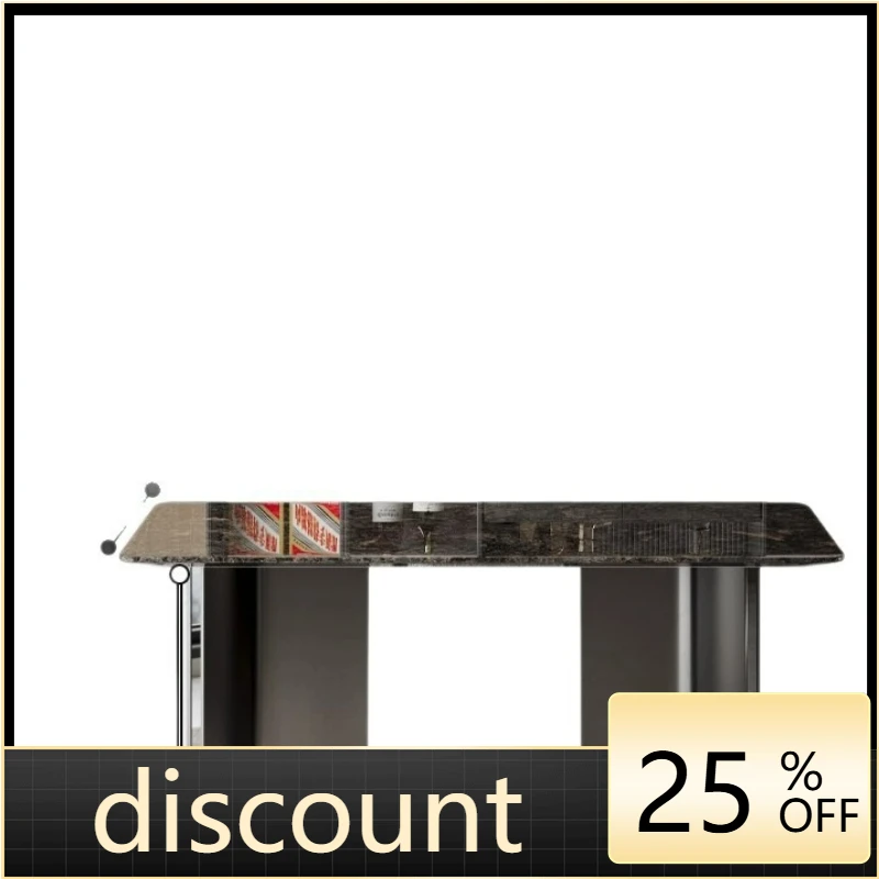 

LTT natural luxury stone marble dining table high-end household square table dining table