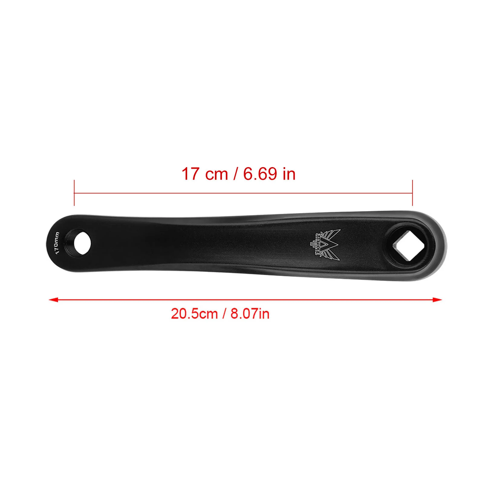 170 mm fiets aluminiumlegering linker enkelvoudige kettingblad vervangingsonderdeel