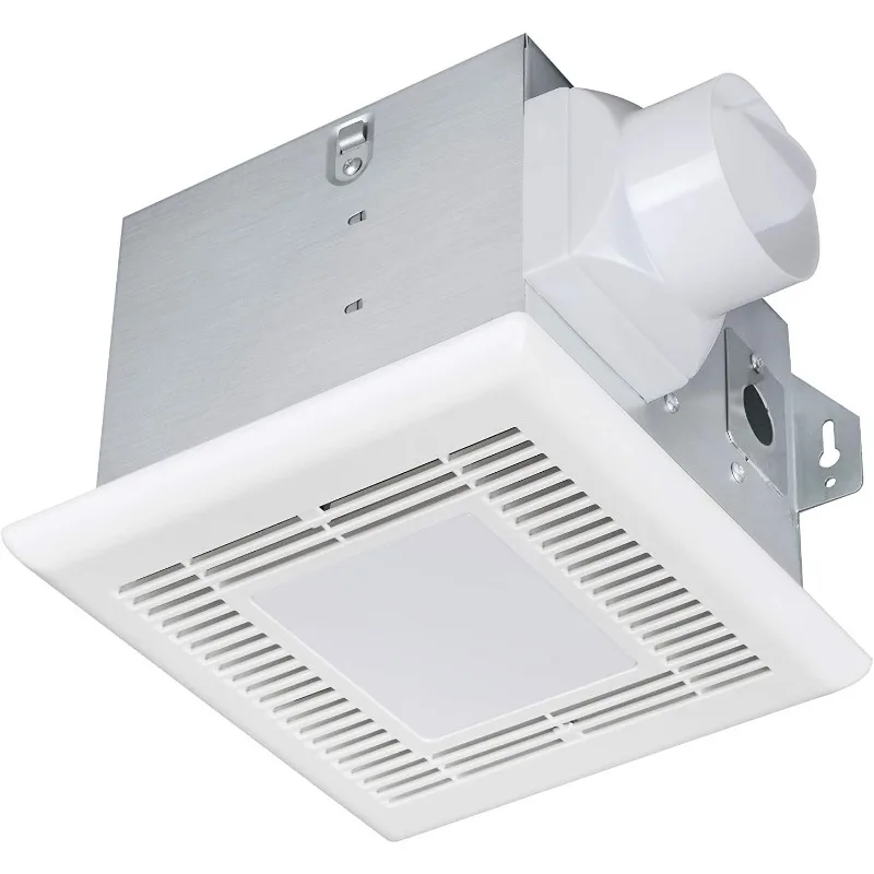 

Very-Quiet 70 CFM, 2.0 Sone Bathroom Ventilation and Exhaust Fan With LED light 4000K 600LM(70CFM),Ceiling Mounted Fan