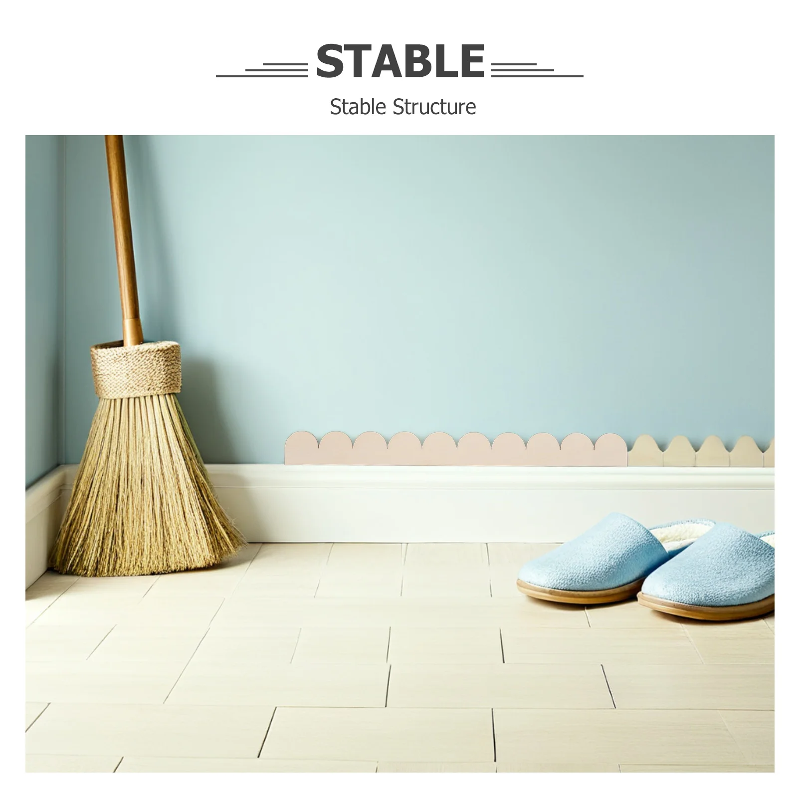 20 قطعة إطار باب خزانة الحائط حافة صدفي زخرفة الخشب لم تنته الزخرفية صب الحدود الخشبية لإطار الرف DIY #4