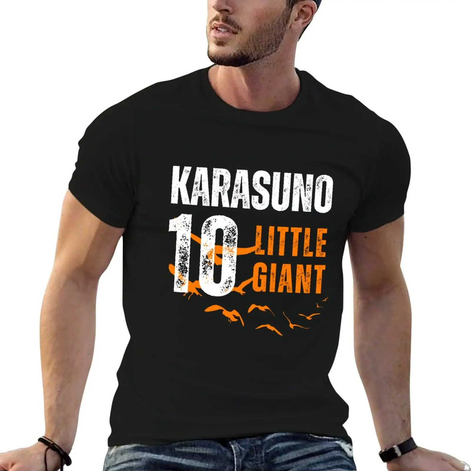 Haikyu Karasuno! Little giant Hinata T-Shirt Basic Casual Wear Short Sleeve Top