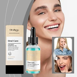 Coconut Mint Oil Pulling Mouthwash Alcohol-Free Teeth Brightening Fresh Mouth Breathing Effectively Removes Bad Breath Oral Care