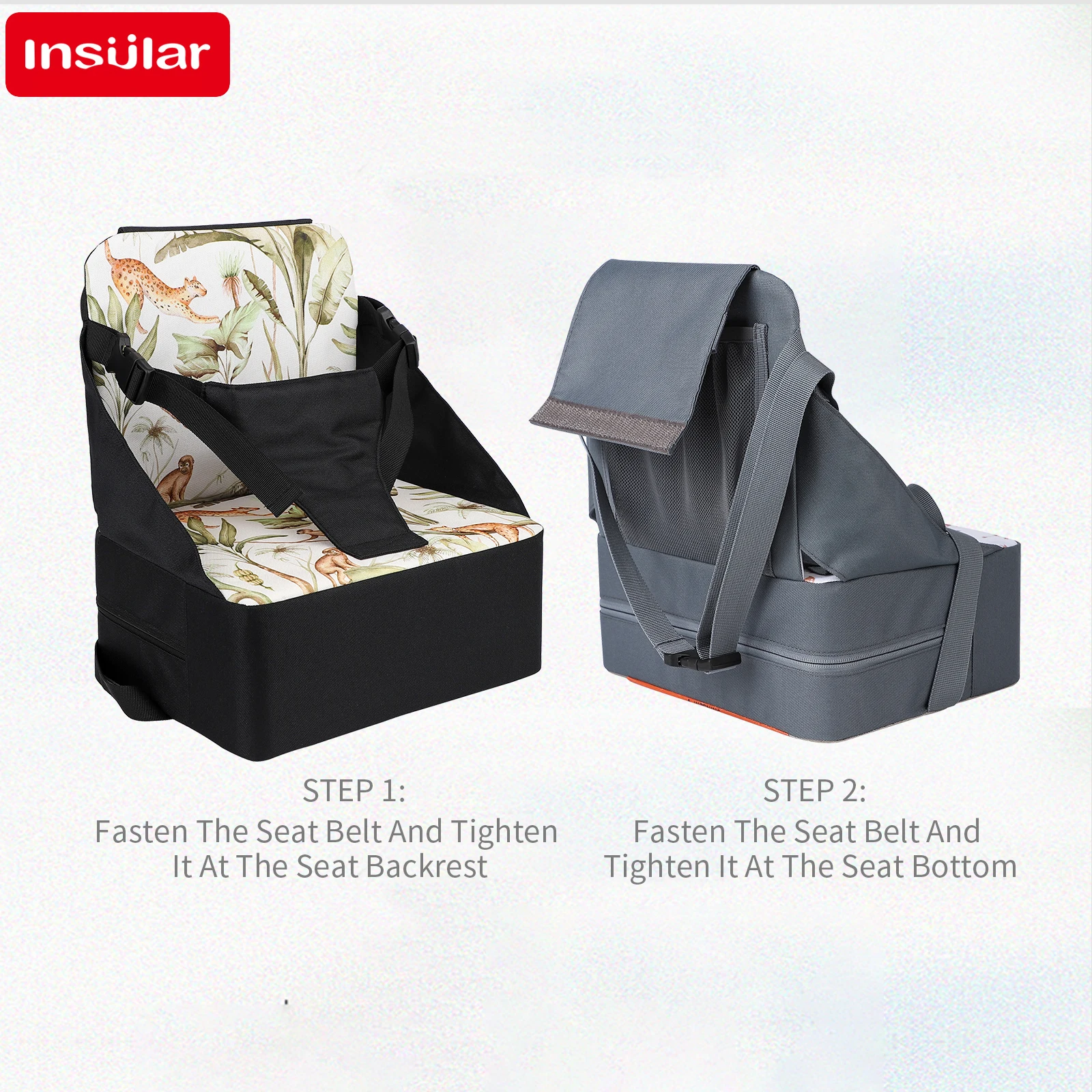 أطفال تهوية مقعد قابل للطي وسادة عالية الطفل المضادة للانزلاق وسادة مريحة طفل مقعد معزز مقاوم للماء كرسي السرج المحمولة