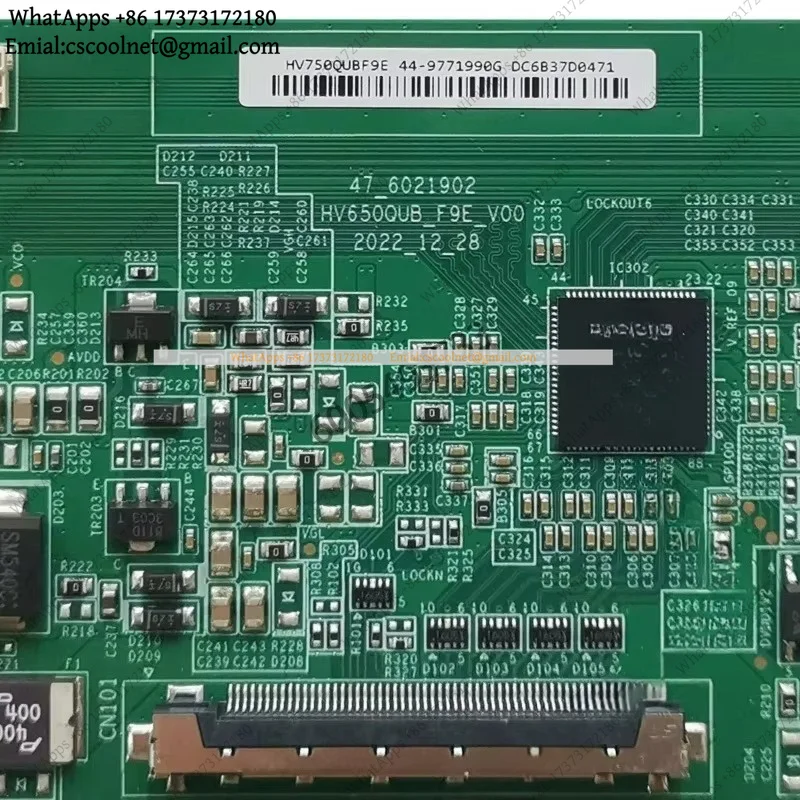 JS02 T-Con Board HV750QUB-F9E 47-6021902 for BOE 75 Inch TV