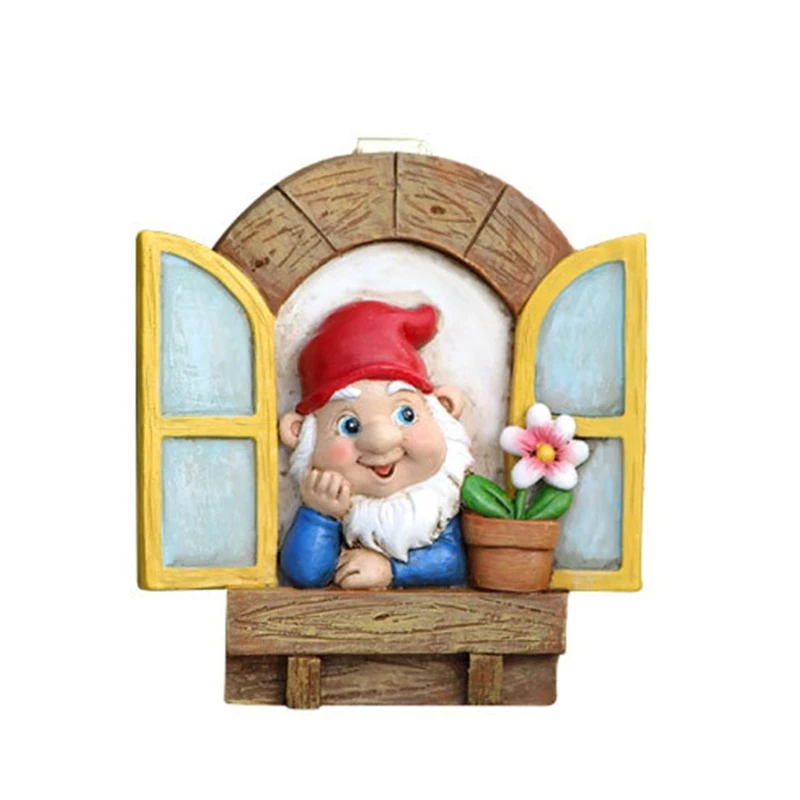 

Garden Gnomes Tree Face Hanging Decorations For Outdoor Yard Resin Crafts And Flower Pots Landscape Ornaments