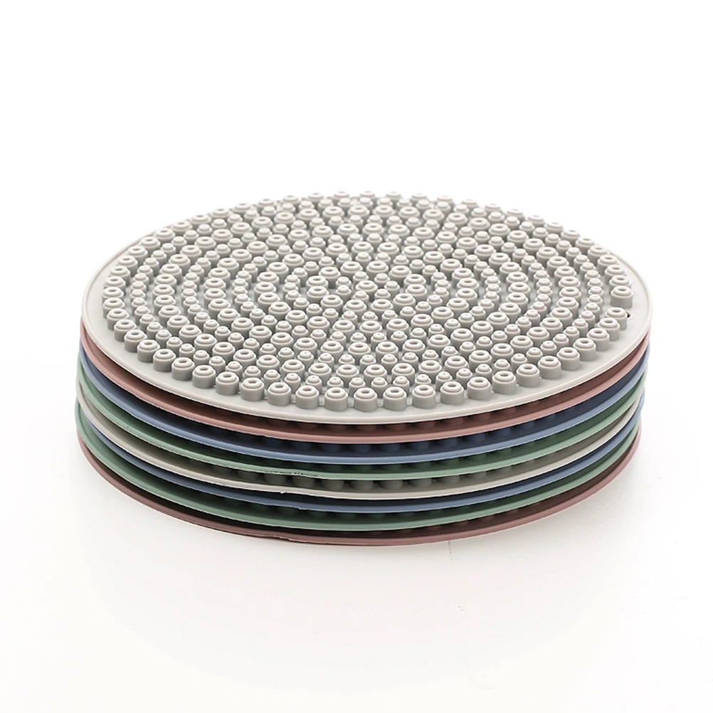 

2PCS Silicone Table Mats Insulation Pads for Kitchen DIY Crafts Cartoon Pan Cushion Bowl Utensil Folding Water Resistant