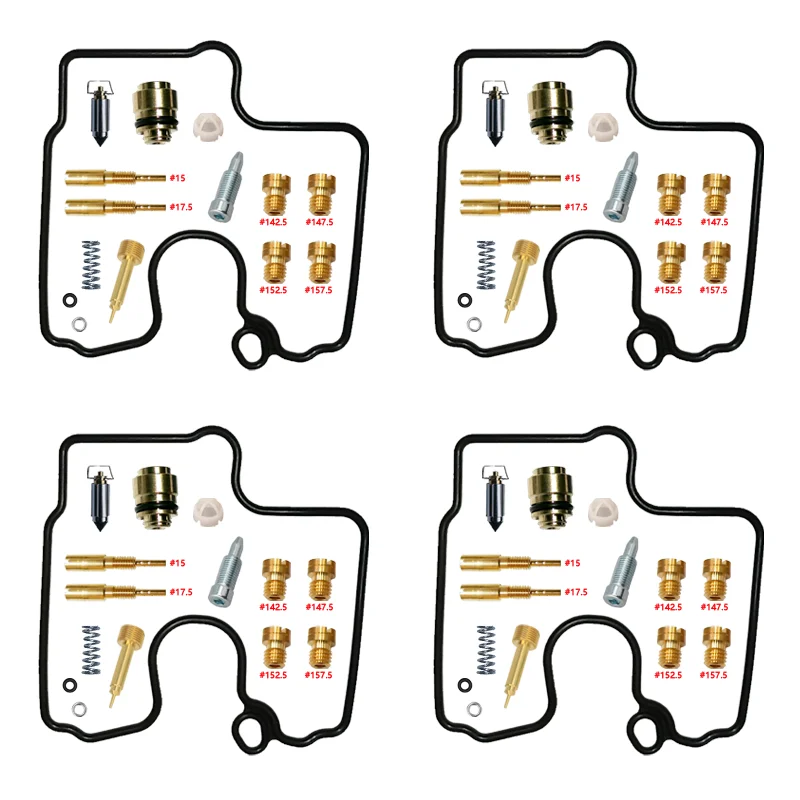 KAWASAKI NINJA ZX6R ZX-6R ZX600 ZX636 1998-2002 Carburetor Repair Kit Mikuni BDSR36 Carb Parts