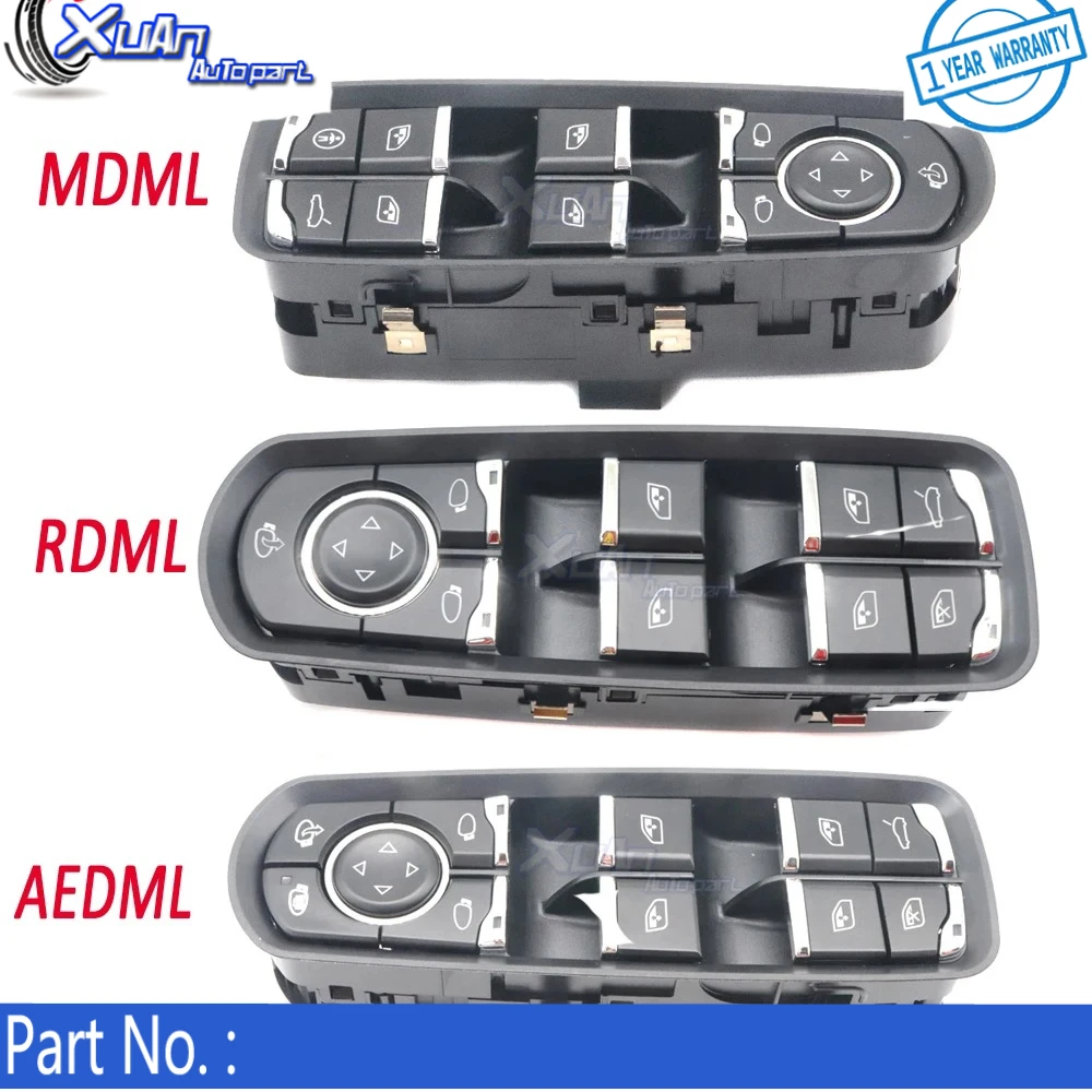 

Front Left Power Window Switch Button For Porsche Cayenne Macan Panamera 2010-2022 7PP959858AEDML 7PP959858RDML 7PP959858MDML