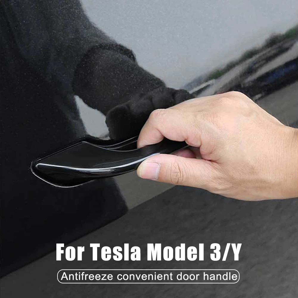 

Car Antifreeze Door Handle Sticker For Tesla Model 3 Model Y 2021 Refit Accessories Door Handle Protector Cover Trim Decoration