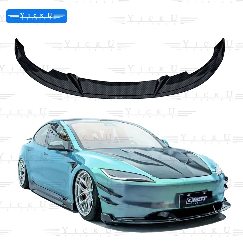 

High Quality CMST Carbon Fiber Front Shovel Body Kit with Front Lip Suitable for the 2023 Updated Model 3
