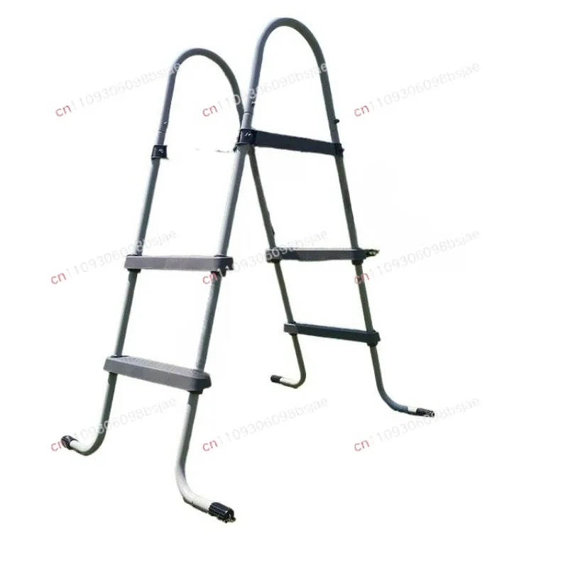 Pool Entry Step Ladder with Secure Non-Slip Steps for Above Ground Outdoor Swimming Pools, 3 Steps,Assemble Easily