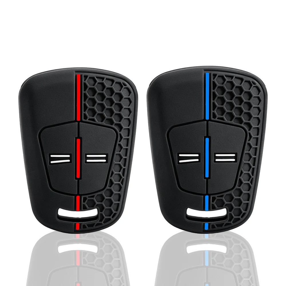 2 Button Silicone Remote Car Key Case Shell For Vauxhall Opel Astra Corsa Agila Meriva Insignia Key Cover Fob Bag Accessories