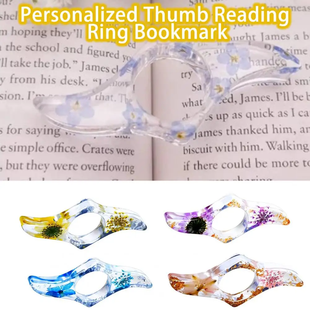 Useful Thumb Bookmark Holder  Smooth Edge Reusable Finger Book Holder  Finger Book Holder Bookmark Page Marker