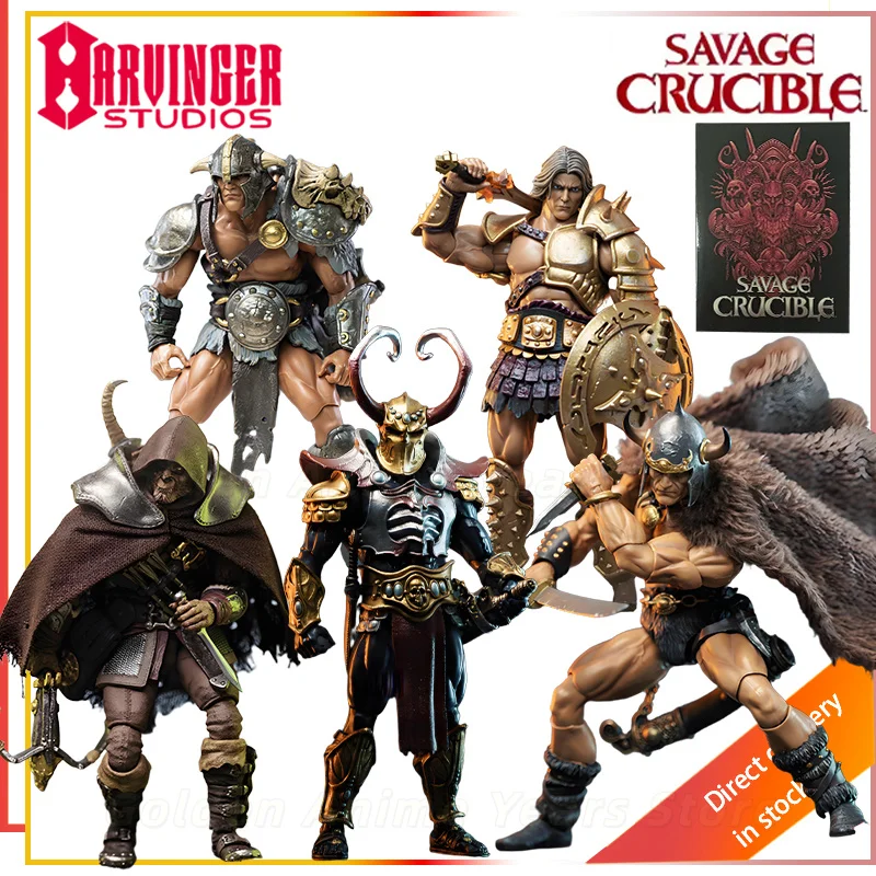 【In Stock】HARBINGER STUDIO Savage Crucible Wave 2 Barbarian 1/12 6-Inch Articulated Action Figure Collection Gift&Collection