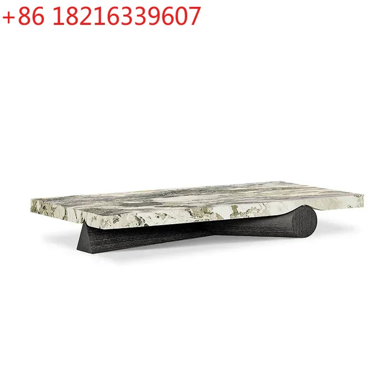 

TAO: Комплект мебели из массива дерева в стиле минимализм с отделкой под холодный изумрудный мрамор, высокая и низкая комбинация для демонстрационных комнат