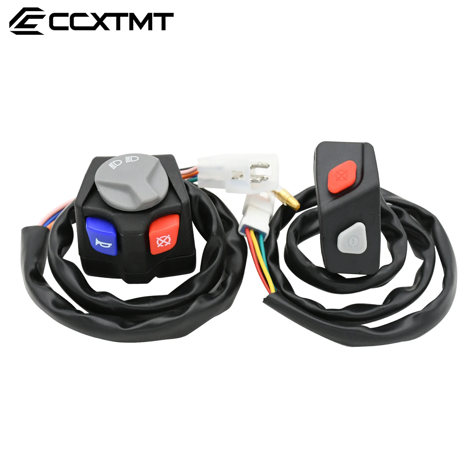 Motorcycle High Low Lights Switch Turn Light Horn ON/OFF Flameout Starter Kill Button For KTM EXCF XC XCW SX SXF 125 250 350 450