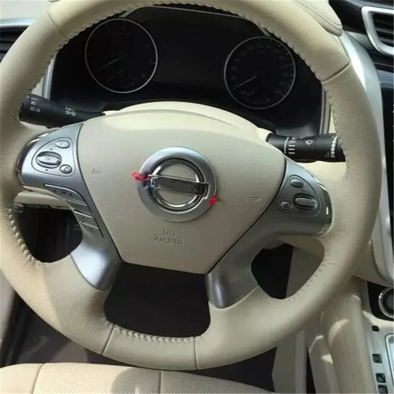 

WELKINRY для Nissan Murano Z52 3-го поколения 2015-2024 автомобильный руль с логотипом торговой марки, отделка для Qashqai J11 2-го поколения 2014-2020