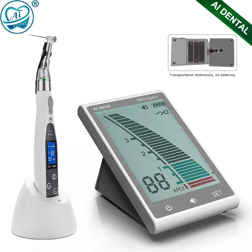 AI-Endo 16:1Wireless Dentals LED Endo Motor Apex Locator Root Canal Therapy Fit Niti Files Endodontics Instruments Basic Version