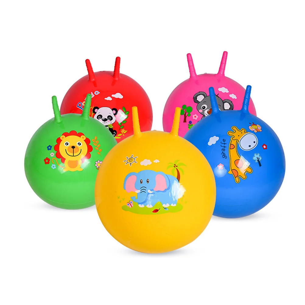 45 Cm Toddler Outdoor Toy outside Sports Toys Kids Exercise Ball Jumping Bouncing Inflatable Fitness Animal