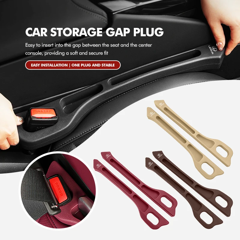 Car Seat Side Gap Storage Strip Bendable Filling Off Sealing Strip For Lexus UX250h RX450h CT200h RX400h NX300h RX350 RX300