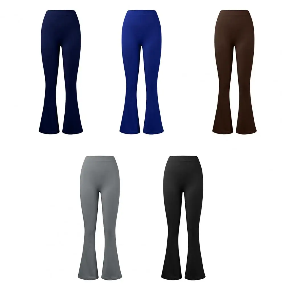 Leggings évasés taille haute pour femmes, pantalons de Yoga, Fitness, entraînement, course à pied, Sport, contrôle du ventre, pantalons à jambes larges