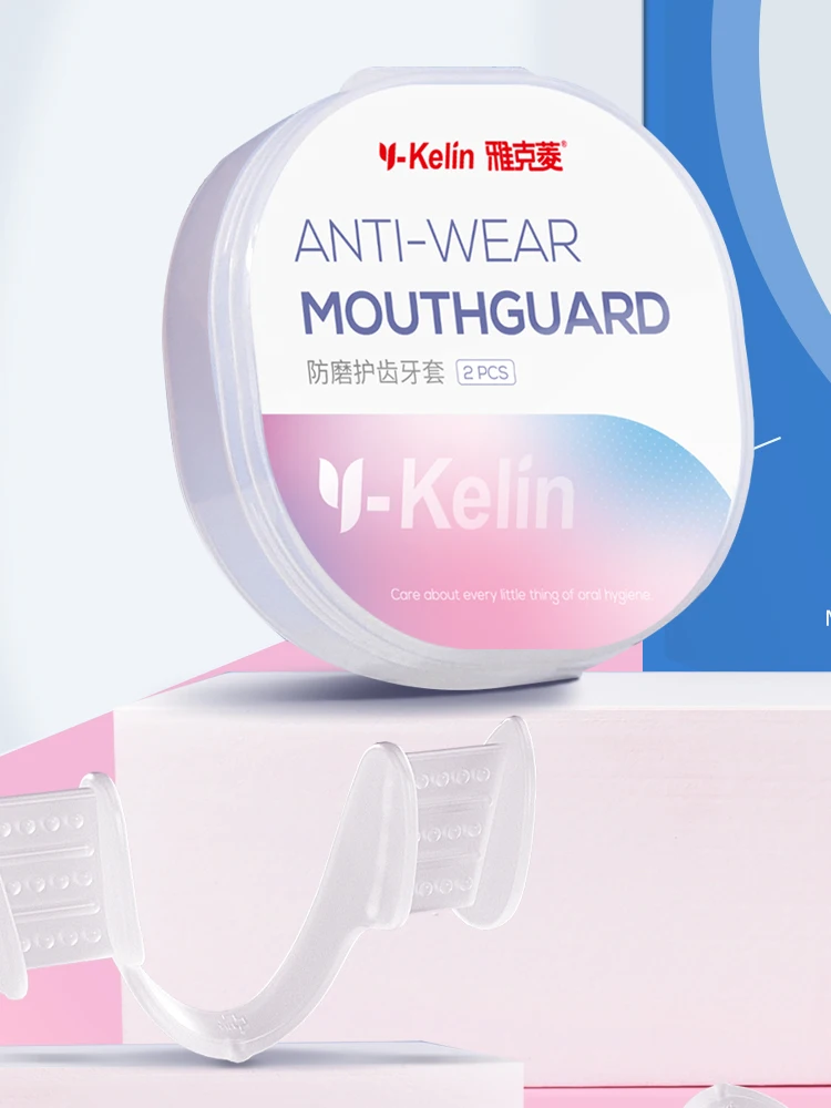 Y-kelin molar cinta anti-moagem dentes melhorar a sua qualidade do sono material de silicone não-tóxico protetor de dente almofada auxiliar nap noite