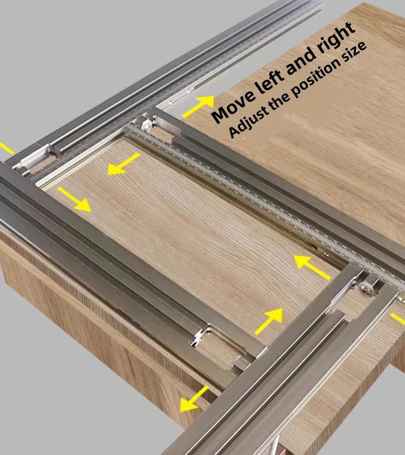 Trimming Guide Machine Milling Groove Engraving Jig Cutting Guide Rail Adjustable Auxiliary Guide Rail Bracket Woodworking Tools