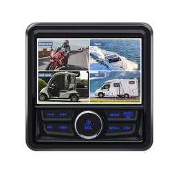 Radio Stéréo Marine Étanche avec GPS, Audio de Moto, Bateau, Voiture, Lecteur MP3, Système de Son existent, Récepteur FM AM pour SPA, UTV, AT, Nouveau