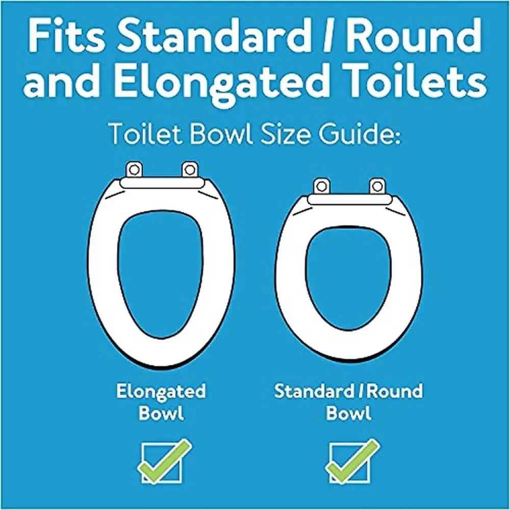 Locking Raised Toilet Seat with Padded Handles 5-Inch Riser Elderly Handicap Easy Install